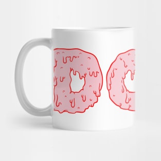 Doll Bubble Gum melted graphic Mug